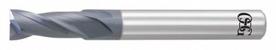 OSG Square End Mill: Carbide, WXL Coated, 2 Flute, 3/32" Mill Dia, 3/16" LOC - Carbide Square End Mills for Hardened Materials