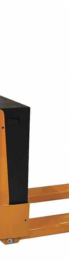 BIG JOE Pallet Jack: 4,500 lb, 46 in L x 27 in W Fork Dim, 27 in, 14 in, Std Fork, Steel, Disc Brake (MPN WPT-45-2745-S-BB224AG). Key specifications — Brand: BIG JOE; Width Across Forks: 27 in; Battery Voltage: 24V; Width Between Forks: 14 in.