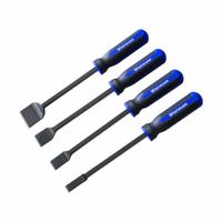 WESTWARD Gasket Scraper: Bld. Mat. Carbon Steel, Hdl. Mat. Plastic, Stiff, Straight Bld. Shape (MPN 832FA2). Key specifications — attr1004902: WESTWARD; attr1012057: Half; attr1014703: Plastic; attr1017570: Standard End; attr1029655: Straight; attr1034073: Bevel/ Offset.