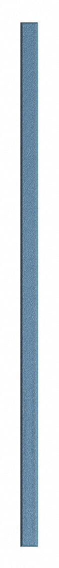 ASI GLOBAL PARTITIONS Partition Column: Plastic Polymer, Pebble, Blue, 82 in Ht, 3 in Wd - Pilasters for Bathroom Partitions