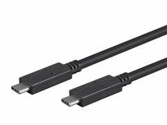 MONOPRICE USB Cable: Type C End 1, Type C End 2, Black, 6.6 ft Lg, 3.1 USB Specification, USB Cable (MPN 24284). Key specifications — End 1 Connection Type: Type C; Color: Black; Brand: MONOPRICE; Product Type: USB Cable; End 2 Connection Type: Type C.