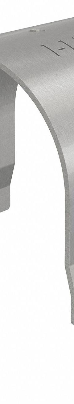 IPS Clamp: Spring Steel, SST (Dakota ProTect™ Wet/Dry: 1000hr), 1 1/4 in Conduit Trade Size (MPN DS-PC-114IPS-PT/50). Key specifications — Color: Gray; Material: Spring Steel; Finish: SST (Dakota ProTect™ Wet/Dry: 1000hr); For Use With: Dakota Smart-Strut.