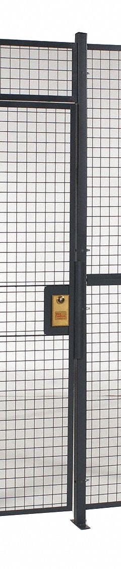 RAPIDWIRE Welded Partition Cage: 16 ft W x 16 ft D 8 ft H, Gray, 3 Sides, Powder-Coated (MPN 161638W). Key specifications — attr1283235: Yes; attr1283272: RAPIDWIRE; attr1283267: Welded; attr1283268: Complete Wire Security Cages; attr1283246: Keyed Different Cylinder; attr1283240: Out; attr1283243: Yes; attr1283254: No.
