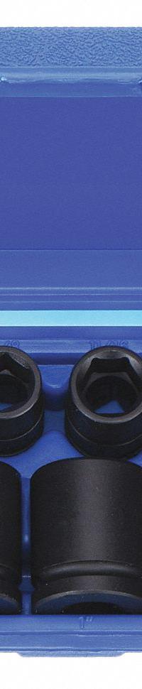 WESTWARD Impact Socket Set: 1/2 in Drive Size, Small Set (0-50 pieces) Set Size, 11 Pieces, SAE (MPN 4YP63). Key specifications — attr1204251: WESTWARD; attr1215453: 1/2 in; attr1215454: 1/2 in to 1-1/8 in.