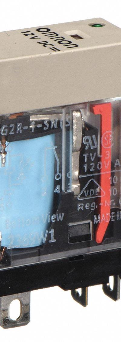 OMRON General Purpose Relay: Socket Mounted - Socket-Mounted Relays