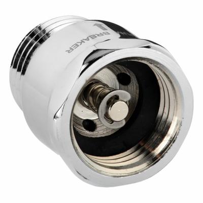 ENCORE Inline Vacuum Breaker: Brass, Chrome Finish - Inline Vacuum Breakers for Handheld Showerheads