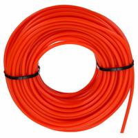 EAGLE BELTING Round Belt: Orange, 1/8 in Dia, For 1 in Min Pulley Dia, 100 ft Overall Lg, Solid, 85A (MPN 1032004). Key specifications — attr1317950: 85A; attr1317954: EAGLE BELTING; attr1317956: Polyurethane; attr1317948: Orange.