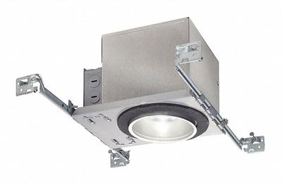 JUNO LIGHTING Recessed Down Light: Airtight New Construction, 4 in Dia, 600 lm, 4000K - New Construction Recessed LED Downlight Housings