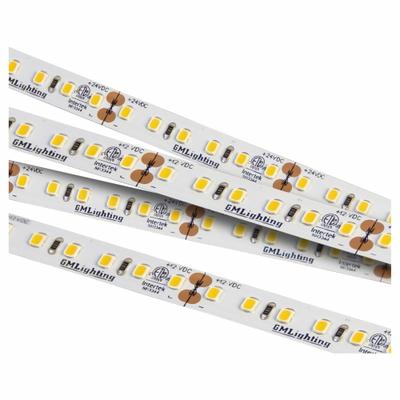 GM LIGHTING Tape Light: Warm White, Top Bend, 225 lm, 2700K, 16 5/16 ft Lg, 3 W Watt - Tape Lights