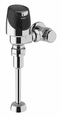 SLOAN Automatic Flush Valve: Solis, 1.5 gpf Gallons per Flush, Solar, 11 1/2 in Rough-In, Exposed (MPN Solis 8186-1.5). Key specifications — Spud Location: Top; Brand: SLOAN.