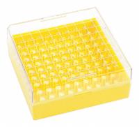 Freezer Box: 130 mm Overall Lg, 130 mm Overall Wd, Resin (MPN W651704-Y). Key specifications — Material: Resin; Product Type: Freezer Box; Brand: WHEATON.