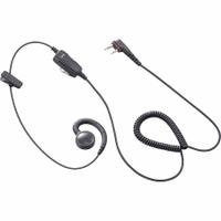 ICOM Earpiece: Fits Icom, For F200 Series, Ear Hook, Black, 1 Wires, Shirt/Lapel Mic, Wired (MPN IJKP-HM2LSOW). Key specifications — Connector Type: 2-pin Slim L type plug (3.5 mm); Compatible Radio Series: F200; Push To Talk: No; Manufacturer Part Number: IJKP-HM2LSOW; Brand: ICOM.
