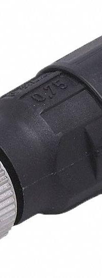 IFM M12 Circular Connector: A Coded, 4 Pin, M12 Male Thread, IP67, IDC, Straight, Nylon (MPN E11144). Key specifications — Connector Body Type: Pin; Coding: A; Brand: IFM; Voltage Rating: 250V AC; Thread Size: M12; Mounting Type: Front Mounting; Mounting Style: Male Thread; IP Rating: IP67.