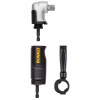 DEWALT Right Angle Attachment: Impact Driver Compatible, 9 5/16 in Overall Lg, DWAMRA38FT. Key specifications — attr1190297: Impact Driver; attr1169215: Square Drive Modular Right Angle Attachment; attr1169238: DEWALT.