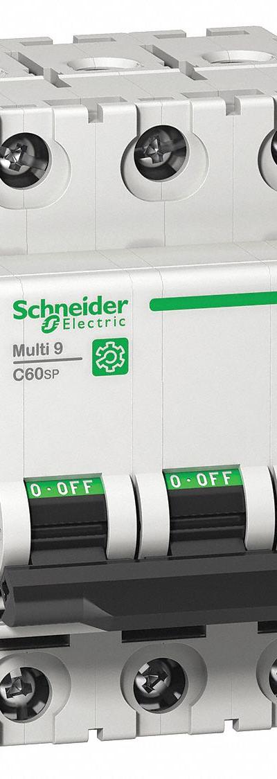 SCHNEIDER IEC Supplementary Protector: 20 A Amps - C-Curve, 3-Pole UL1077 DIN Rail-Mount Supplementary Protectors