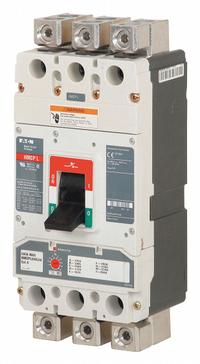 EATON Molded Case Circuit Breaker: 600 A Amps, 65kA at 600V AC, Fixed, ABC, Std, 400A/LG Frame Size (MPN HMCPL600N6G). Key specifications — Series: HMCP; Max. AIR Rating: 65kA at 600V AC; Instantaneous Trip: Fixed; Phase Connection: ABC; Frame Size: 400A/LG.