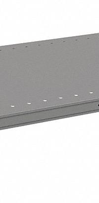 TENNSCO Shelf: 48 in Overall Wd, 18 in Overall Dp, Solid Shelf, 22 ga, Gray, 500 lb Shelf Capacity (MPN Q2-4818). Key specifications — attr37155: Gray; attr37156: Epoxy Coated; attr55828: Shelf; attr37160: Steel; attr33654: TENNSCO.