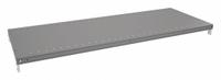 TENNSCO Shelf: 48 in Overall Wd, 18 in Overall Dp, Solid Shelf, 22 ga, Gray, 500 lb Shelf Capacity (MPN Q2-4818). Key specifications — attr37155: Gray; attr37156: Epoxy Coated; attr55828: Shelf; attr37160: Steel; attr33654: TENNSCO.