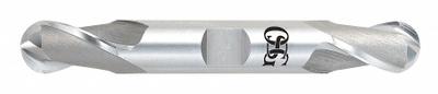 OSG Ball End Mill: Cobalt, Double End, 2 Flute, 3/4" Mill Dia, 1-5/16" LOC - Double-End Cobalt Ball End Mills