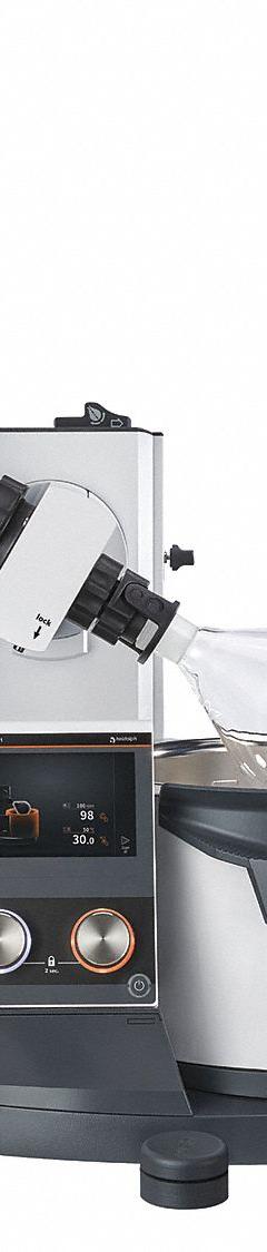 HEIDOLPH Rotary Evaporator: Manual, 5 L, 10 RPM to 280 RPM, 1,300 W Heating Capacity (MPN 036041001). Key specifications — Brand: HEIDOLPH; Height Adjustment Method: Manual; Included Glassware Series and Type: G3 Vertical Condenser; Vacuum Controller: No; Vapor Temperature Sensor: No; Features: USB and Micro SD Interfaces.