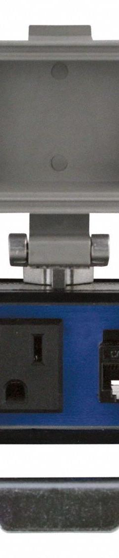 ASI Module: Aluminum, 120V Single AC Receptacle/RJ45, 2 5/8 in (W) x 2 7/8 in (H), 125 V AC (MPN RAI-SAC-201). Key specifications — Manufacturer Part Number: RAI-SAC-201; Brand: ASI; IP Rating: IP65; Panel Configuration: RJ45; Panel Terminations: (1) RJ45.