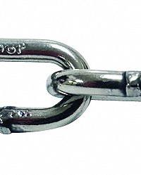 PEWAG Straight Chain: 3/16 in Chain Trade Size, 30 Chain Grade, 316 Stainless Steel, Straight, Plain (MPN 36126/25). Key specifications — Brand: PEWAG.