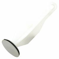 APPROVED VENDOR Drain Stopper: 1 1/4 in Overall Dia, ABS/Stainless Steel, White, Pop Up (MPN 30431). Key specifications — Material: ABS; Color: White; Brand: APPROVED VENDOR; Application: Sink.