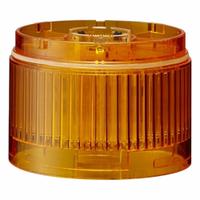 PATLITE Tower Light Module: Steady, 24V DC, Amber, 70 mm Overall Dia, 40 mm Overall Ht, LR7, LR7-E-Y. Key specifications — Brand: PATLITE; Compatible with Series: LR7; Lens Color: Amber; Operating Voltage: 24V DC; Manufacturer Part Number: LR7-E-Y.