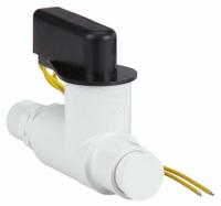 LITTLE GIANT In-Line Switch: In-Line, Float, Normally Open, 24V AC, 2 Wires, Hardwired (2 Wire) (MPN 599125). Key specifications — Switch Operation: Normally Open; UL Rating: UL 508; Nameplate Voltage: 24V AC; Manufacturer Part Number: 599125; Compatible with Series: ACS-4; Brand: LITTLE GIANT; Full Load Current: 5 A; For Alarm Type: Audio.