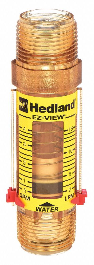 HEDLAND Mechanical Flowmeter: Flow Meter - Inline Flowmeters for Water with Remote Output