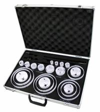 WESTWARD Hole Saw Kit: 30 Pieces, 1 1/2 in Max. Cutting Dp, Bi-Metal, 4/6 Teeth per Inch (MPN 12G709). Key specifications — attr1098178: 4/6; attr1098172: WESTWARD.