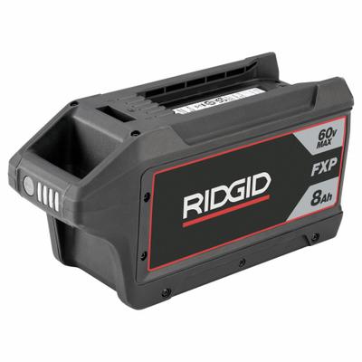 RIDGID Battery: 8 Ah, Battery Included, Tabless - RIDGID Cordless Plumbing Tool Batteries