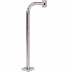 PEDESTAL PRO Gooseneck Pedestal: 42 in Overall Ht, Silver, Pedestal, 12 in x 5 in, Silver (MPN 42-9C-SS). Key specifications — attr193630: PEDESTAL PRO; attr982335: Carriage Bolt Hardware; attr982316: Silver; attr982338: Affix Card Readers; attr982348: Polished; attr982331: Stainless Steel; attr1022512: Pedestal.