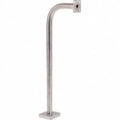 PEDESTAL PRO Gooseneck Pedestal: 42 in Overall Ht, Silver, Pedestal, 12 in x 5 in, Silver (MPN 42-9C-SS). Key specifications — attr193630: PEDESTAL PRO; attr982335: Carriage Bolt Hardware; attr982316: Silver; attr982338: Affix Card Readers; attr982348: Polished; attr982331: Stainless Steel; attr1022512: Pedestal.