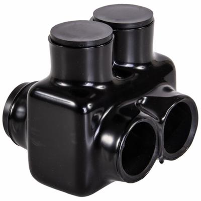 POLARIS Multitap Connector: 2 Port, Double-Sided Entry, 6 AWG – 350 kcmil Wire Size - Dry-Location Double-Sided Entry Multitap Connectors