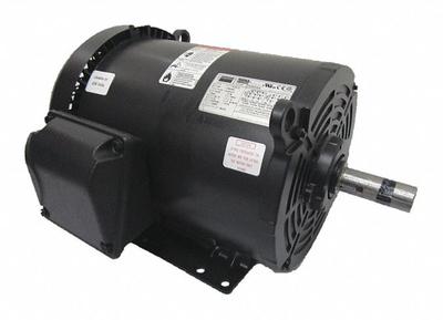 Dayton General Purpose Motor: Rigid Base Mount, Totally Enclosed Fan Cooled, 3 hp - Rigid Base 3-Phase General Purpose AC Motors