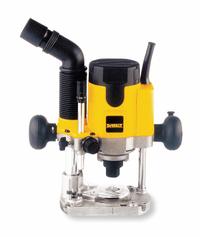 DEWALT Router: Mid-Size, Plunge Base, 2 hp, Variable Speed, 24,000 RPM, 1/4 in_1/2 in Collet (MPN DW621). Key specifications — attr326433: Soft-Start; attr241172: Router; attr217717: 120V AC; attr217680: DEWALT.