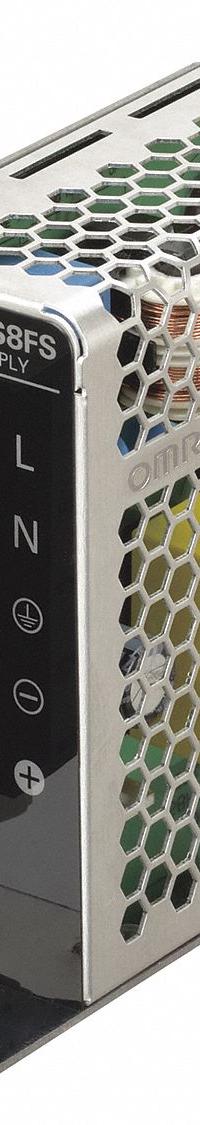 OMRON DC Power Supply: DIN Rail, 30 W Output Power - Rated, 3 A Current - Output, Single Phase (MPN S8FSG03012CD). Key specifications — attr1044898: Single; attr1044874: Aluminum; attr1044879: 100 to 240V AC; attr211400: OMRON.
