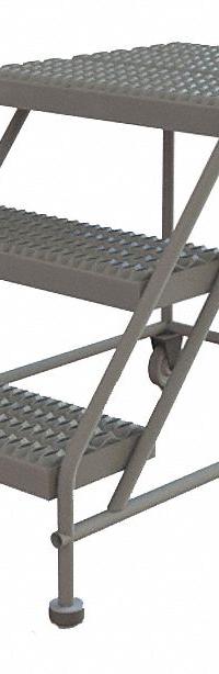 TRI-ARC Mobile Work Platform: 2.5 ft Platform Ht - Max, 24 in x 24 in, Steel, 800 lb Load Capacity (MPN WLWP032424). Key specifications — Mobility: Rolling; Brand: TRI-ARC; Color: Gray; Height Adjustability: Fixed Height; Includes Handrails: Handrails Not Included; Locking Mechanism: No Locking Mechanism; Handrails: No Handrails.