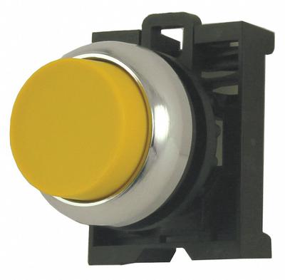 EATON Extended Push Button: 22 mm Mounting Size, Metallic - Extended-Length Push-Button Operators