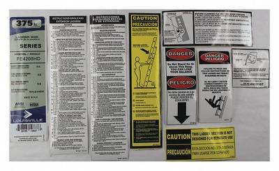 LOUISVILLE Label Kit: For 29NH76/29NH77/29NH88/33J730/36Y422 - Material Handling Parts