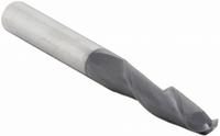 CLEVELAND Ball End Mill: Carbide, TiAlN Coated, 2 Flute, 3/8" Mill Dia, 1-1/2" LOC, 6" OAL (MPN C80949)