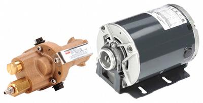 Dayton Rotary Gear Pump: Direct Drive, 1/2 hp Horsepower, 115/230V AC, Bronze Body - Direct-Drive Rotary Gear Pumps