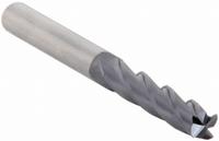 CLEVELAND Square End Mill: Carbide, TiAlN Coated, 4 Flute, 5/16" Mill Dia, 1" LOC, 3" OAL (MPN C81864)