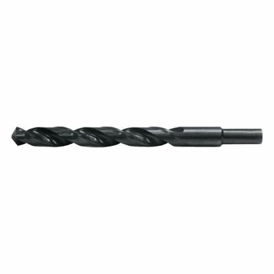 CLE-LINE Reduced Shank Drill Bit: 5/8", 118° Split Point - Reduced-Shank High-Speed Steel Jobber-Length Drill Bits