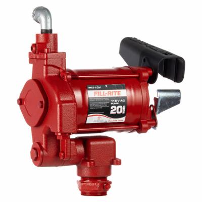 FILL-RITE Electric Drum Pump: 35 gpm Max. Flow Rate, 230 V AC, 3/4 hp HP, Pump with Meter - Metered Bung-Mount AC-Powered Fuel Transfer Pumps