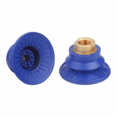 SCHMALZ Vacuum Pad Assembly: Bellows, 1.5 Folds, 3/8 in NPT, 67 mm Pad Dia, NBR - Bellows Type Automotive Industry Vacuum Pad Assemblies