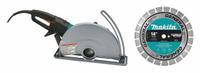 MAKITA Masonry Saw: 14 in Blade Dia., Dry, 9 3/4 in Max. Cutting Dp, 120 V AC Volt, 15 A Current (MPN 4114X). Key specifications — attr1170278: MAKITA; attr1170279: Dry; attr1170296: Stand Not Included.
