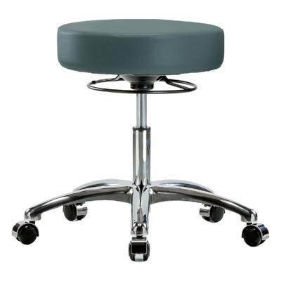 APPROVED VENDOR Stool: Vinyl, Ht Range 18 1/4 in to 23 1/4 in, 17 in Seat Wd, 17 in Seat Dp - Vinyl Lab Stools
