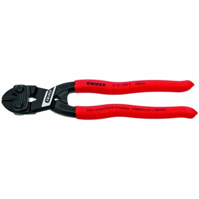 KNIPEX Bolt Cutters: Plastic, For 1/4 in Max Dia Soft Steel, For 3/16 in Max Dia Medium Steel - Miniature Bolt & Chain Cutters